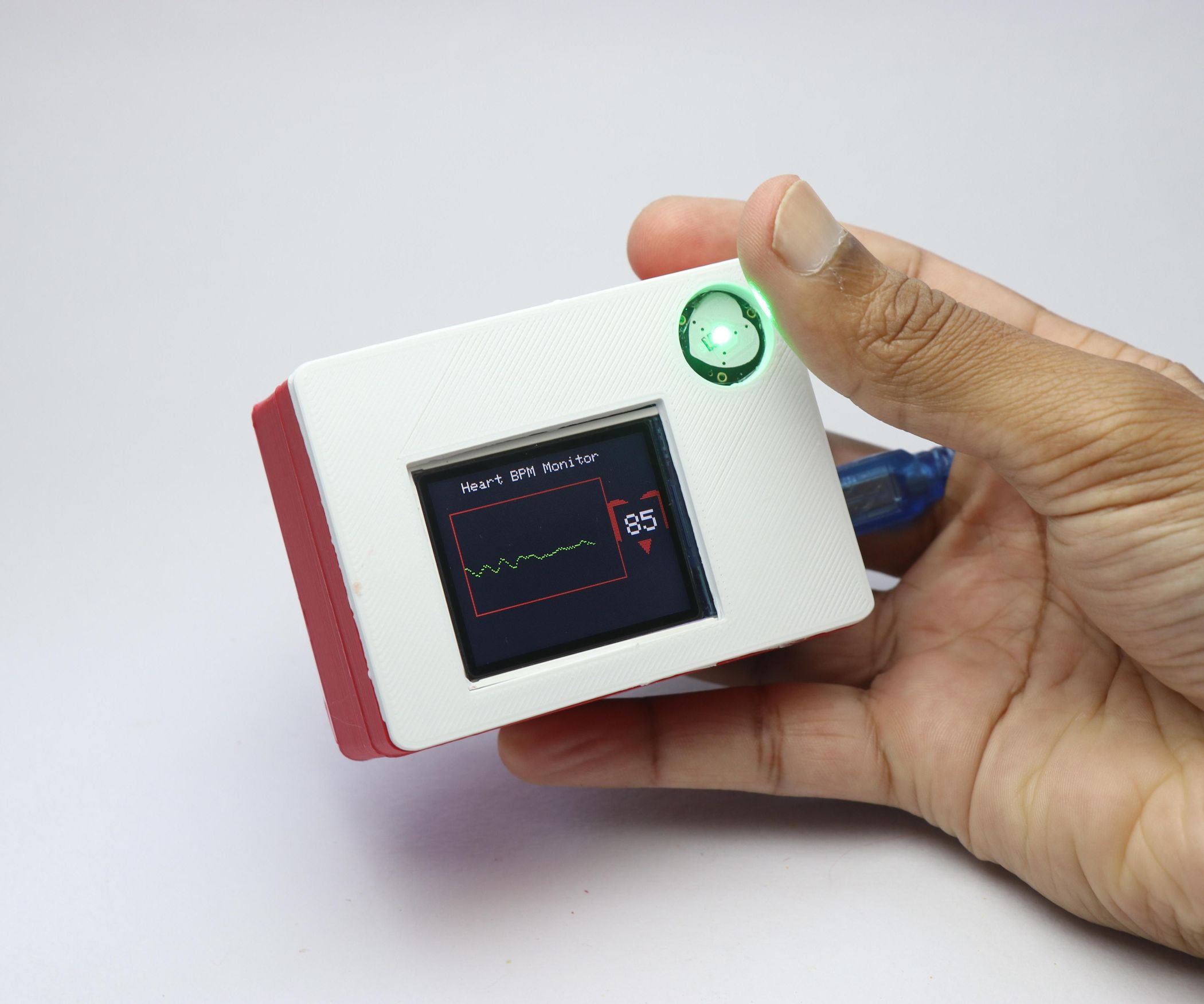 How to Make Pulse Rate Monitor Using Arduino : 4 Steps (with Pictures ...