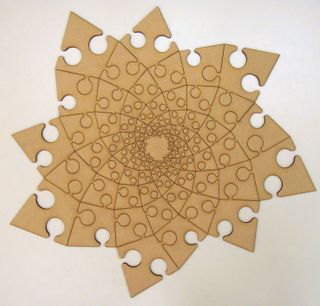 Fibonacci Spiral Pattern