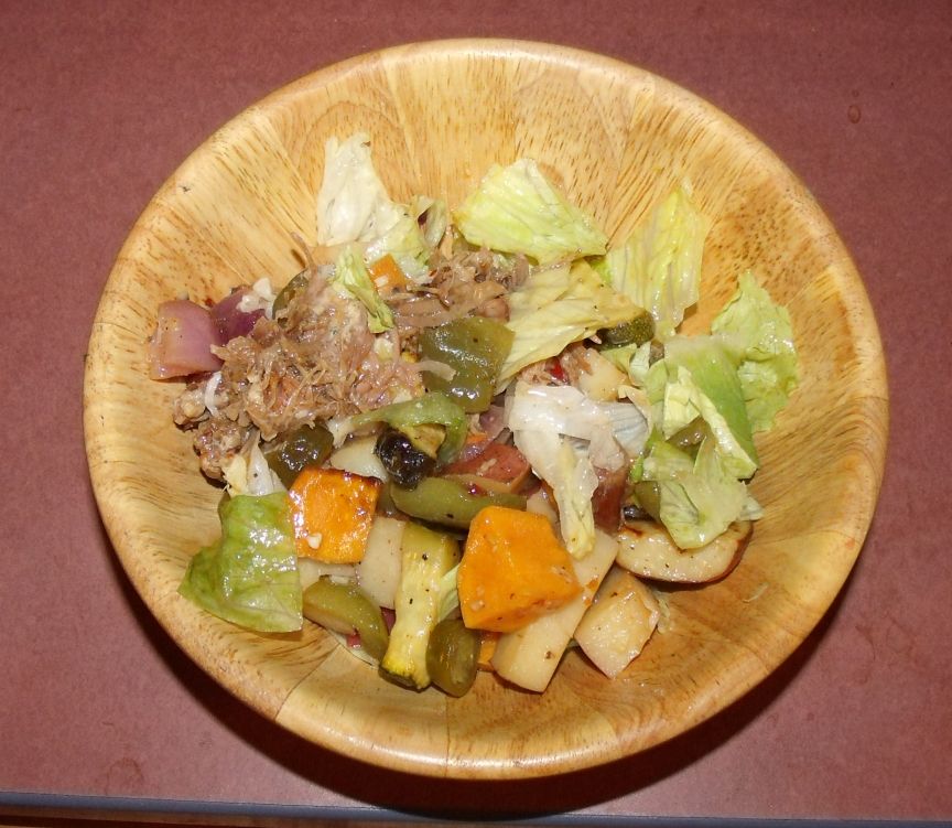 Roasted Veggie Salad With a Southern Twist