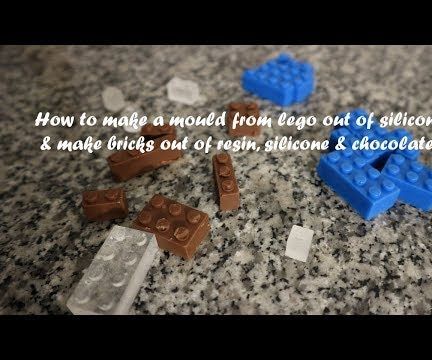 How to Make a Mould From Lego Out of Silicone & Make Bricks Out of Resin, Silicone & Chocolate DIY 