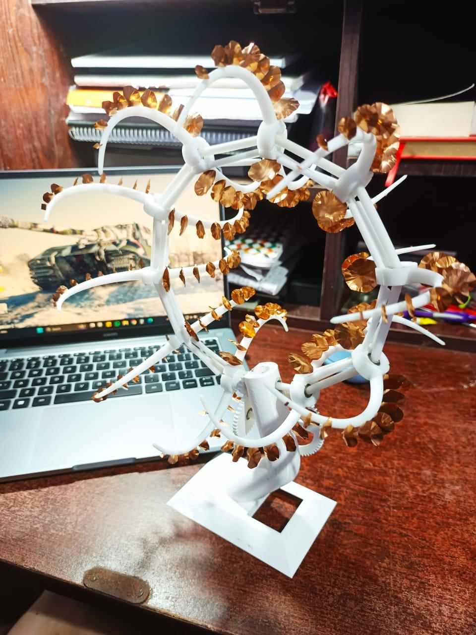 Gluing the Ring to the Petals and Base