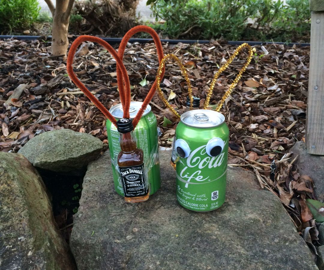 Beer Bunny or Pop Can Easter Egg Hunt