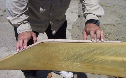 Install Rub Strips at the Bow and Stern