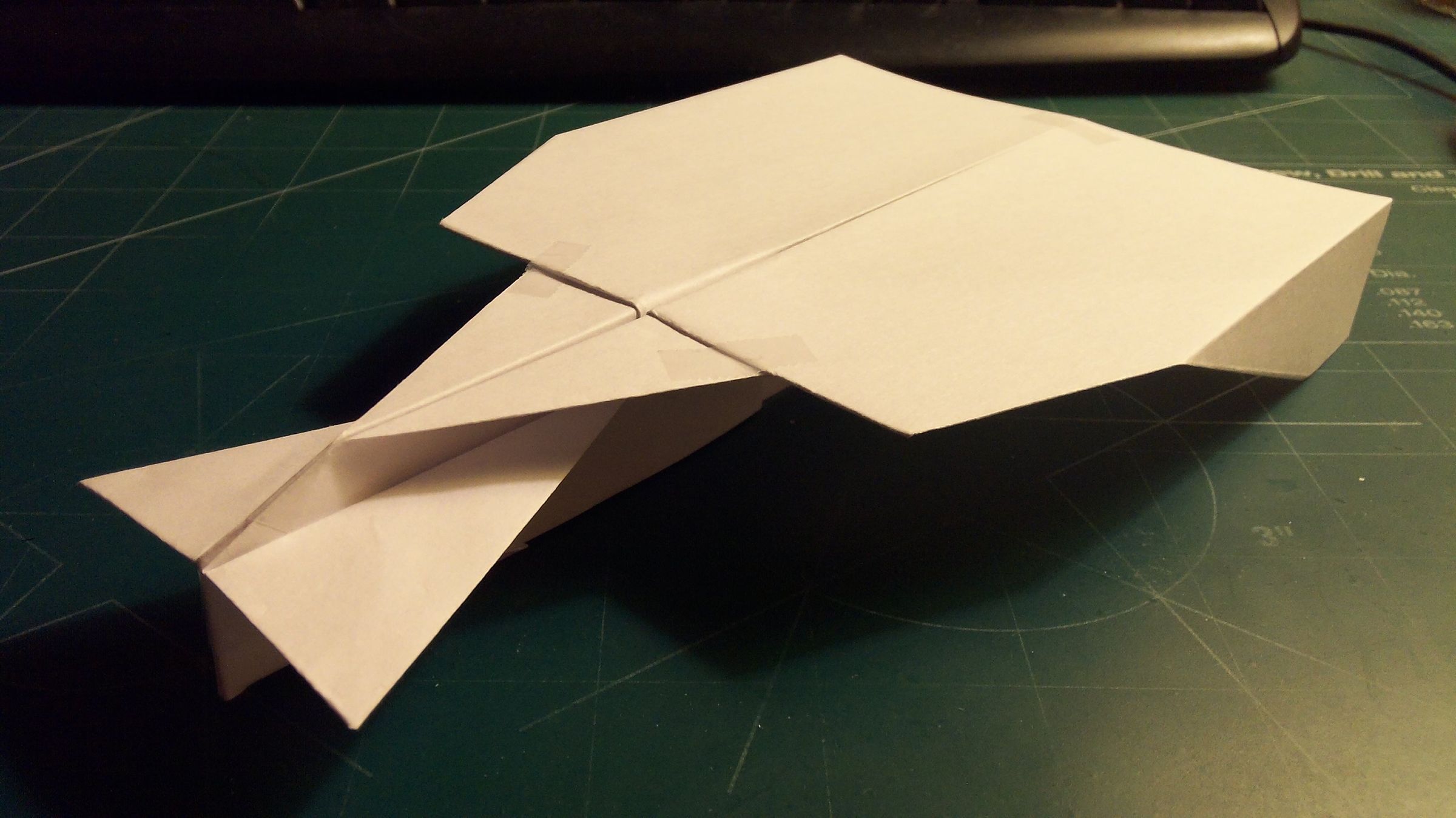 How to Make the Simple Vulcan Paper Airplane