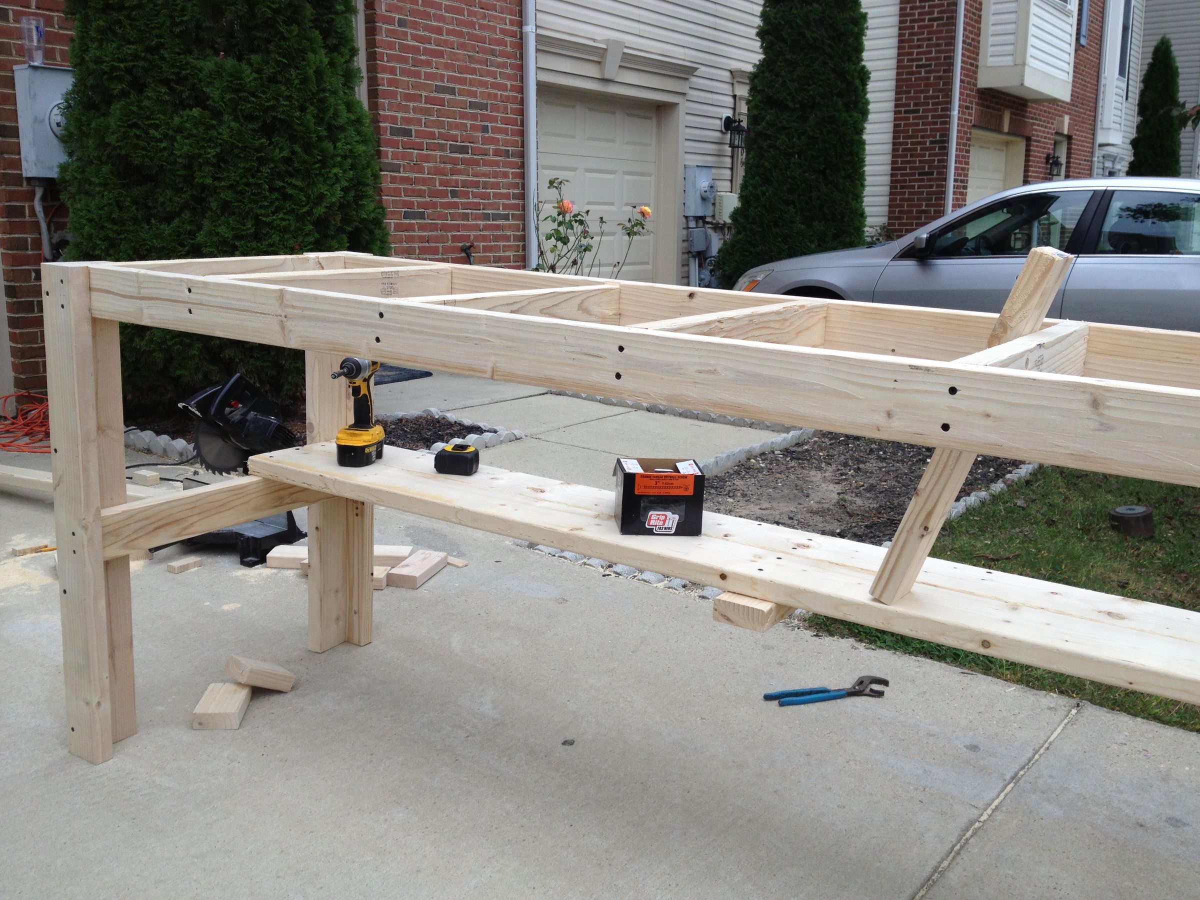 Work Bench on the Cheap 10 Steps Instructables