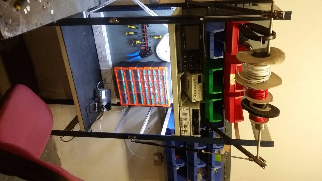 Metal Shelf Workstation