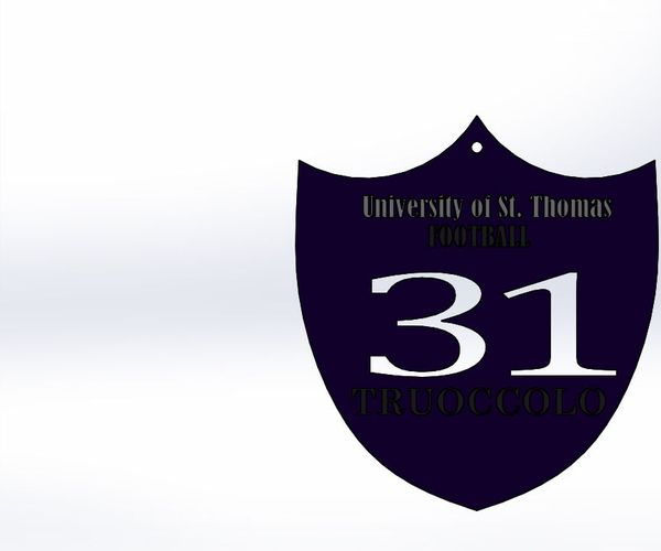 UST Christmas Ornament