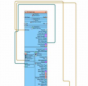 In Visuino Connect Components