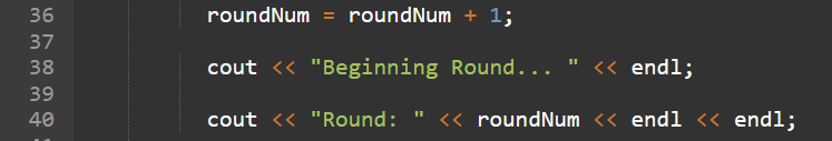 Set Round Number