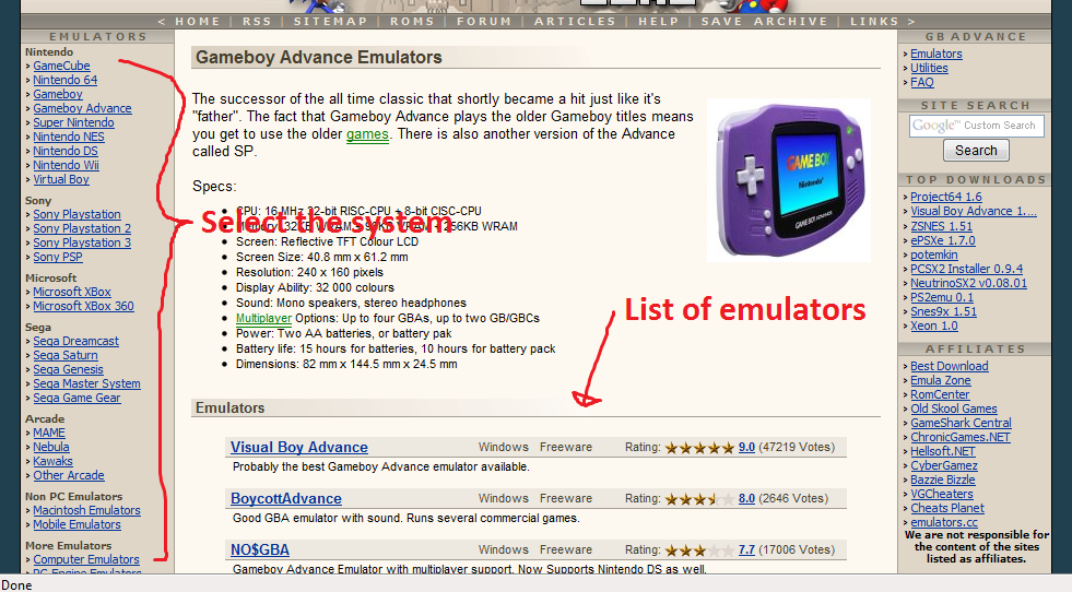 Windows emulator games