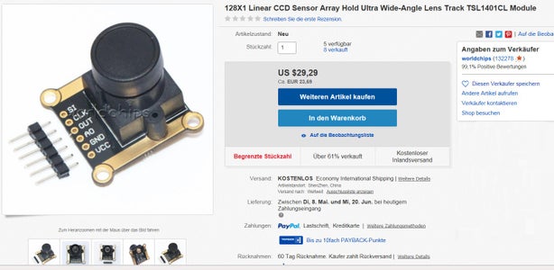 Arduino Spectroscope With TSL1401 and Display : 4 Steps - Instructables