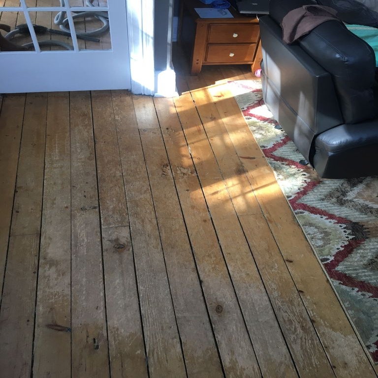 Refinishing Traffic Area On A Wood Floor 4 Steps With Pictures