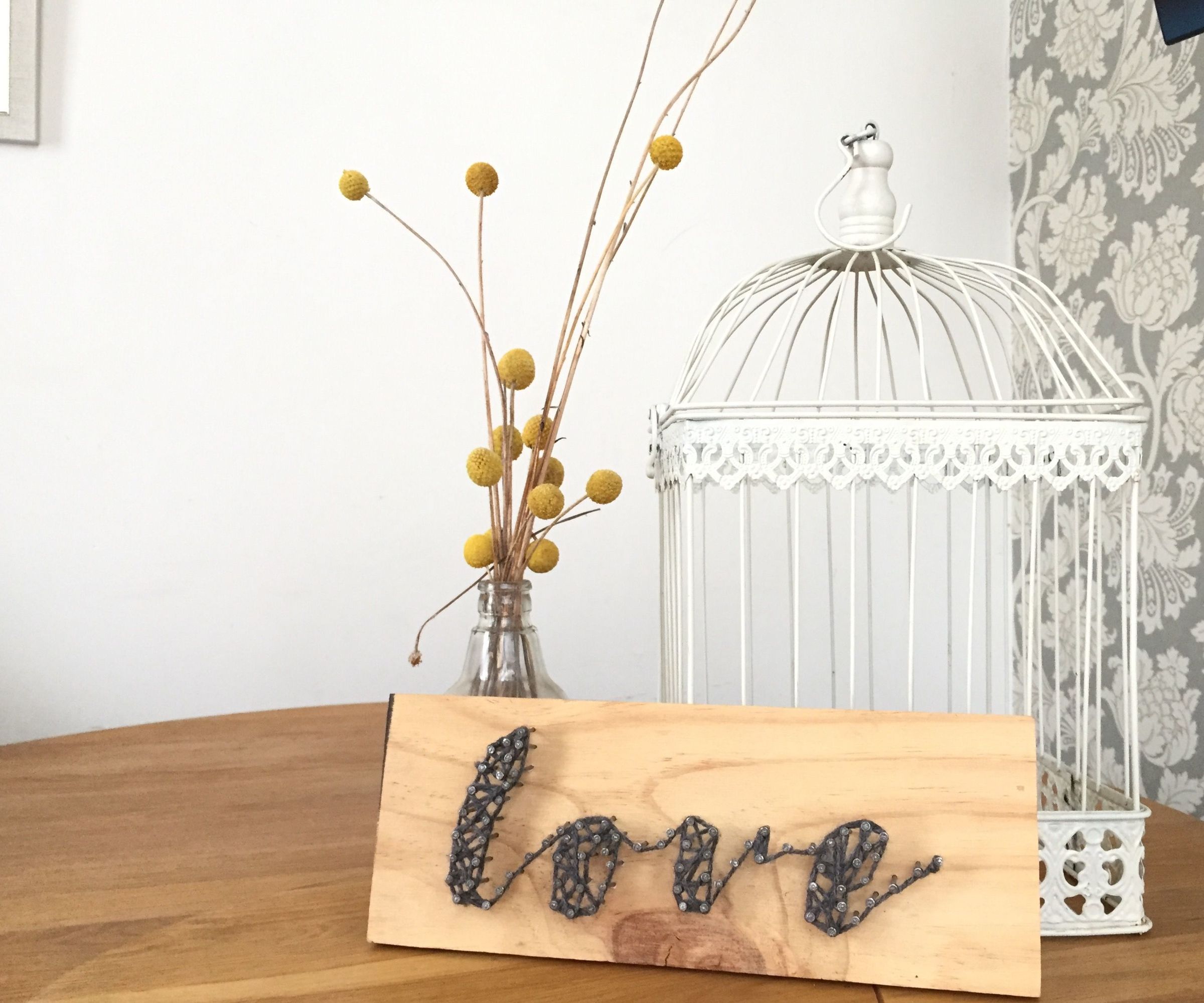 DIY String Art Sign