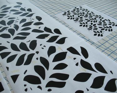 Stencil & Dye & Cutting
