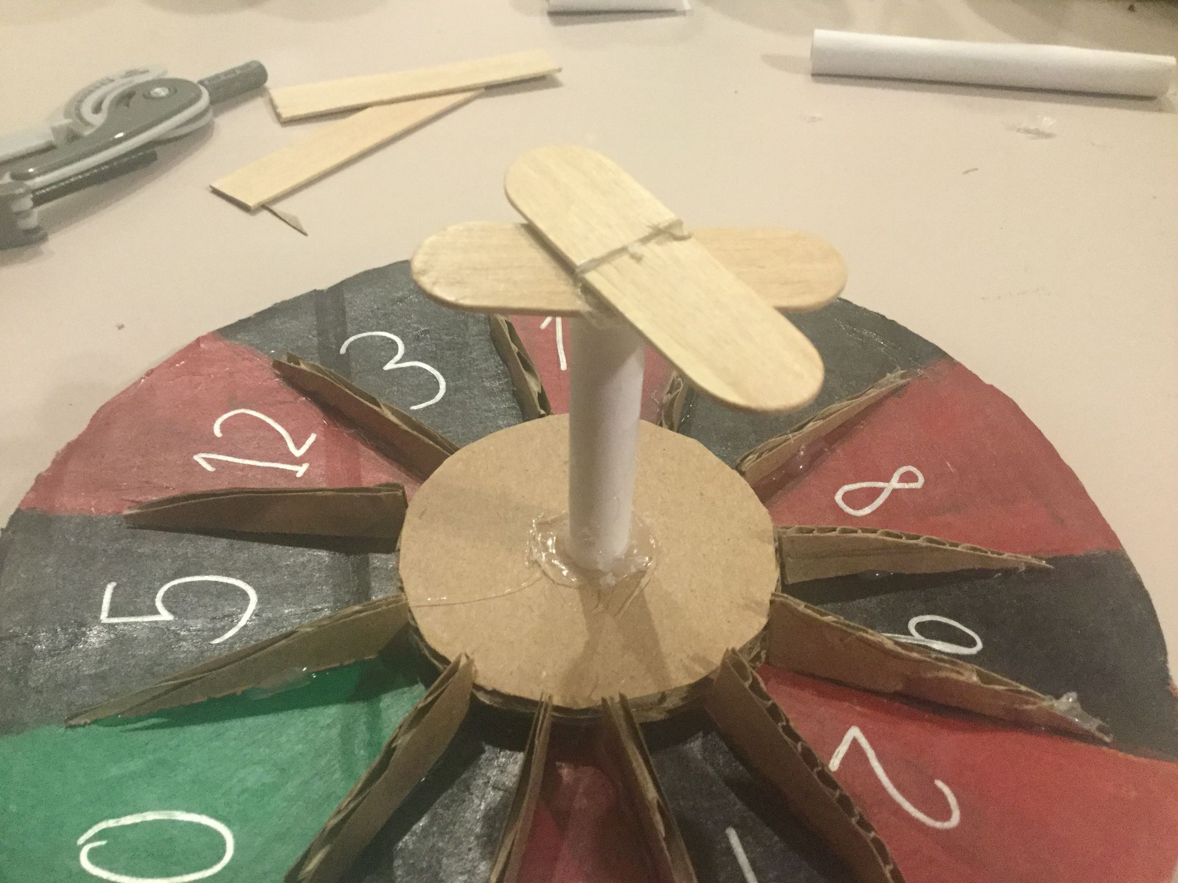 How to Make a Some What European Style Cardboard Roulette : 13 Steps ...