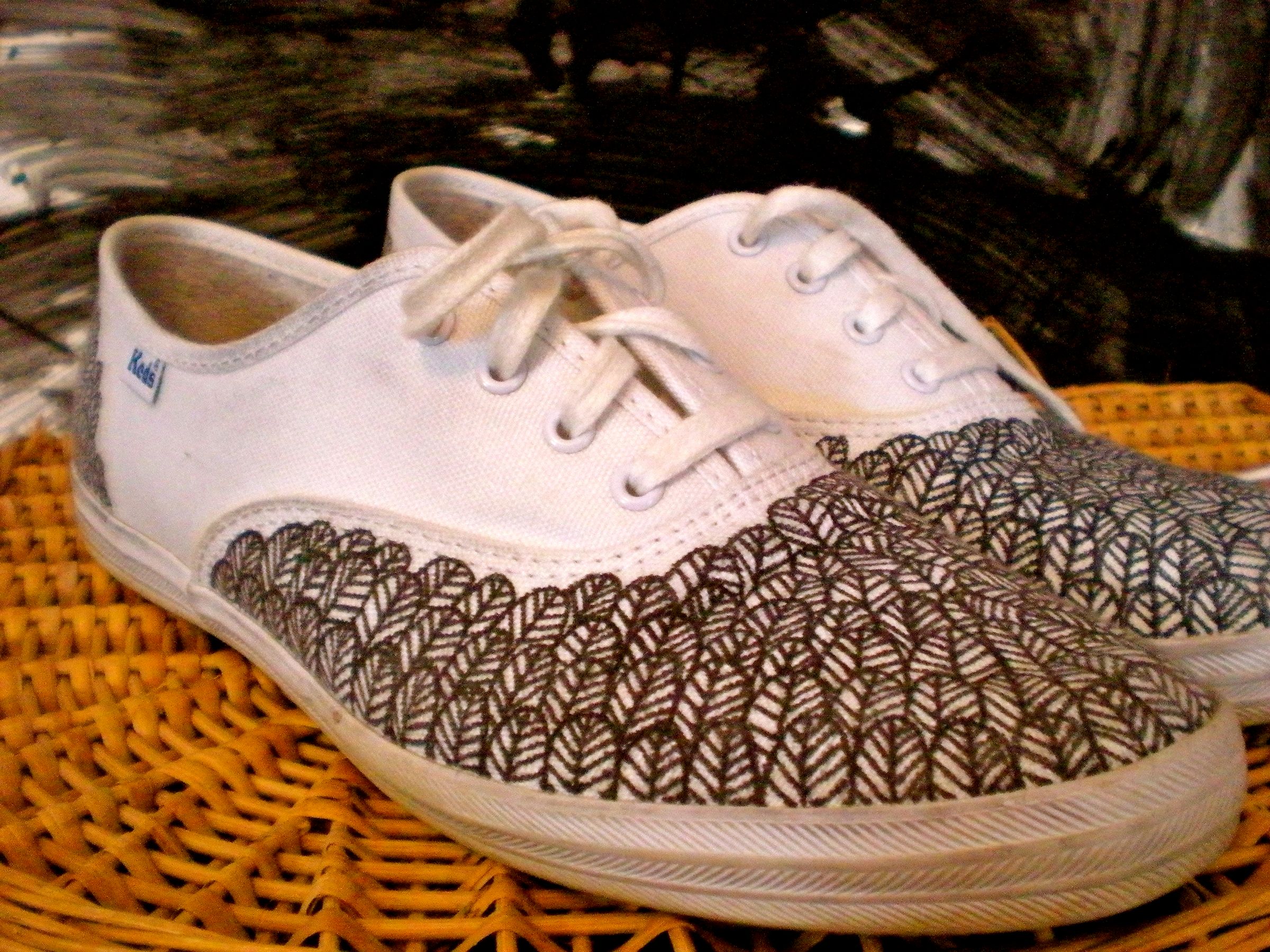 Funky Feathered Keds
