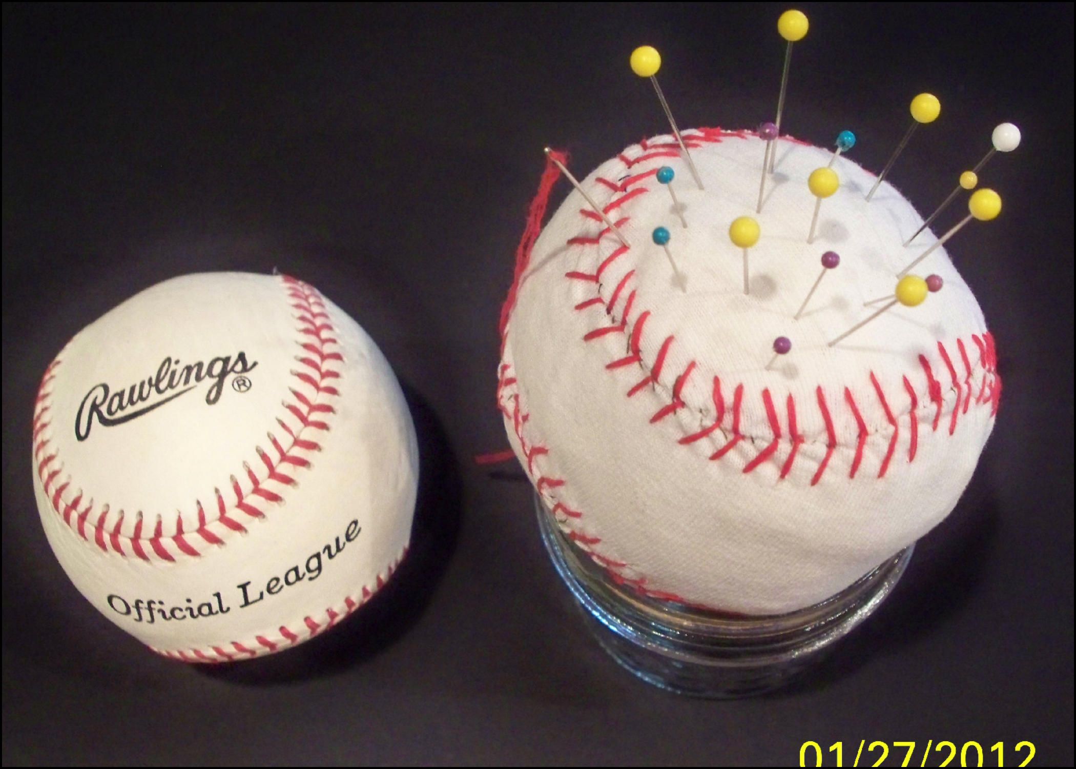 How to Make a Baseball Pincushion