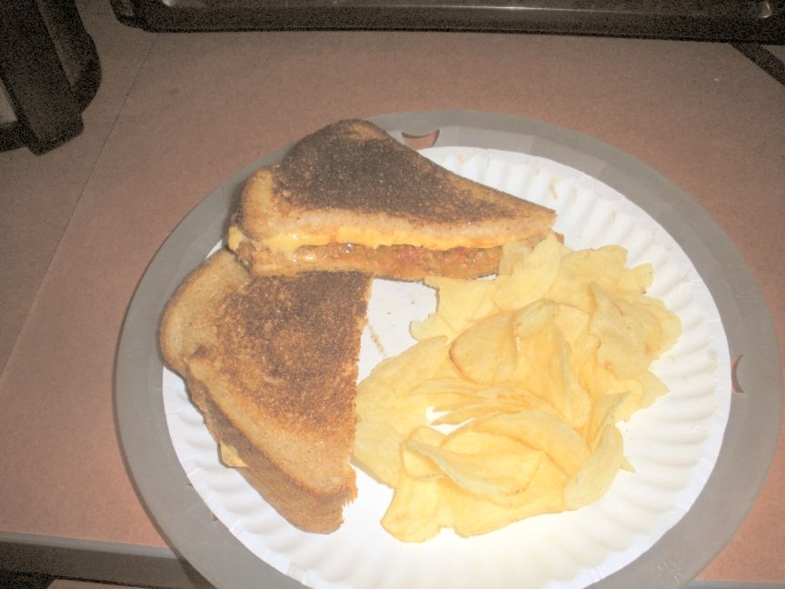 Grilled Chilli and Cheese Sandwich