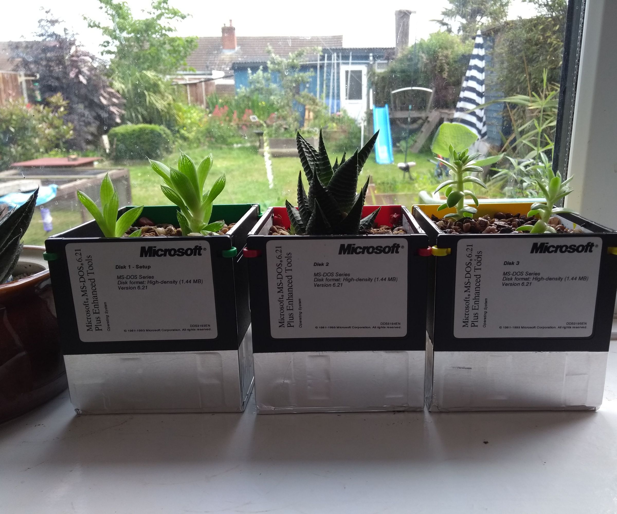 Floppy Disk Succulent Planter