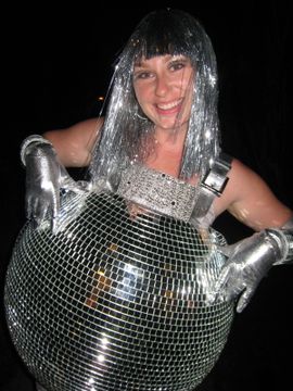 glitter ball fancy dress Disco Ball Outfit Discoteca 2019 Shop Glitter Ball Fancy Dress Sale DIY Trash Bag Disco Ball Costume