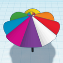 Creating a Colorful Umbrella With Tinkercad