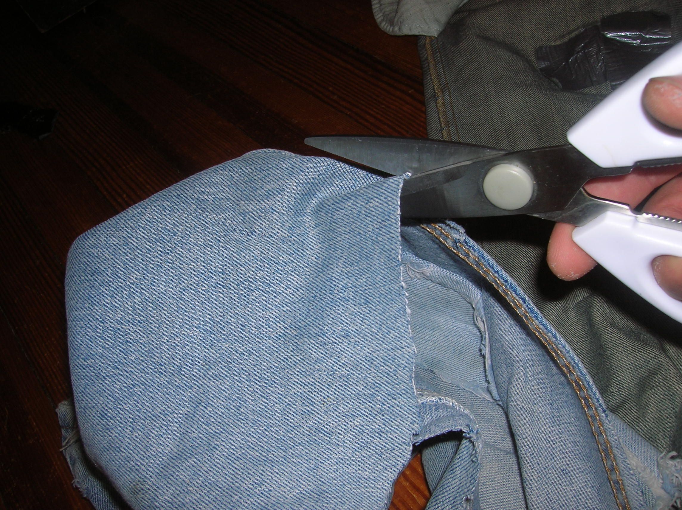 No Sew Jeans Patch 7 Steps Instructables