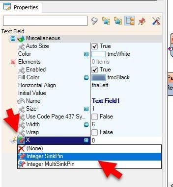 In Visuino Set Components