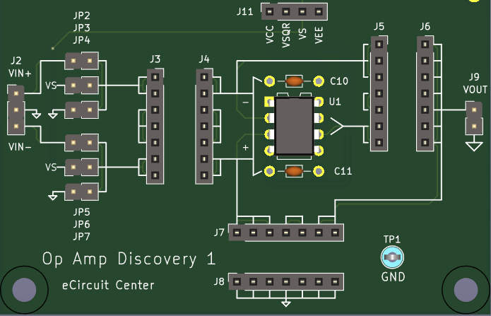 Op Amp Discovery - Quick and Versatile Prototyping and Experimenter Board