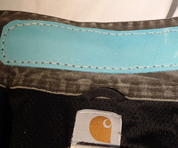Stitched Collar Repair With Leather.