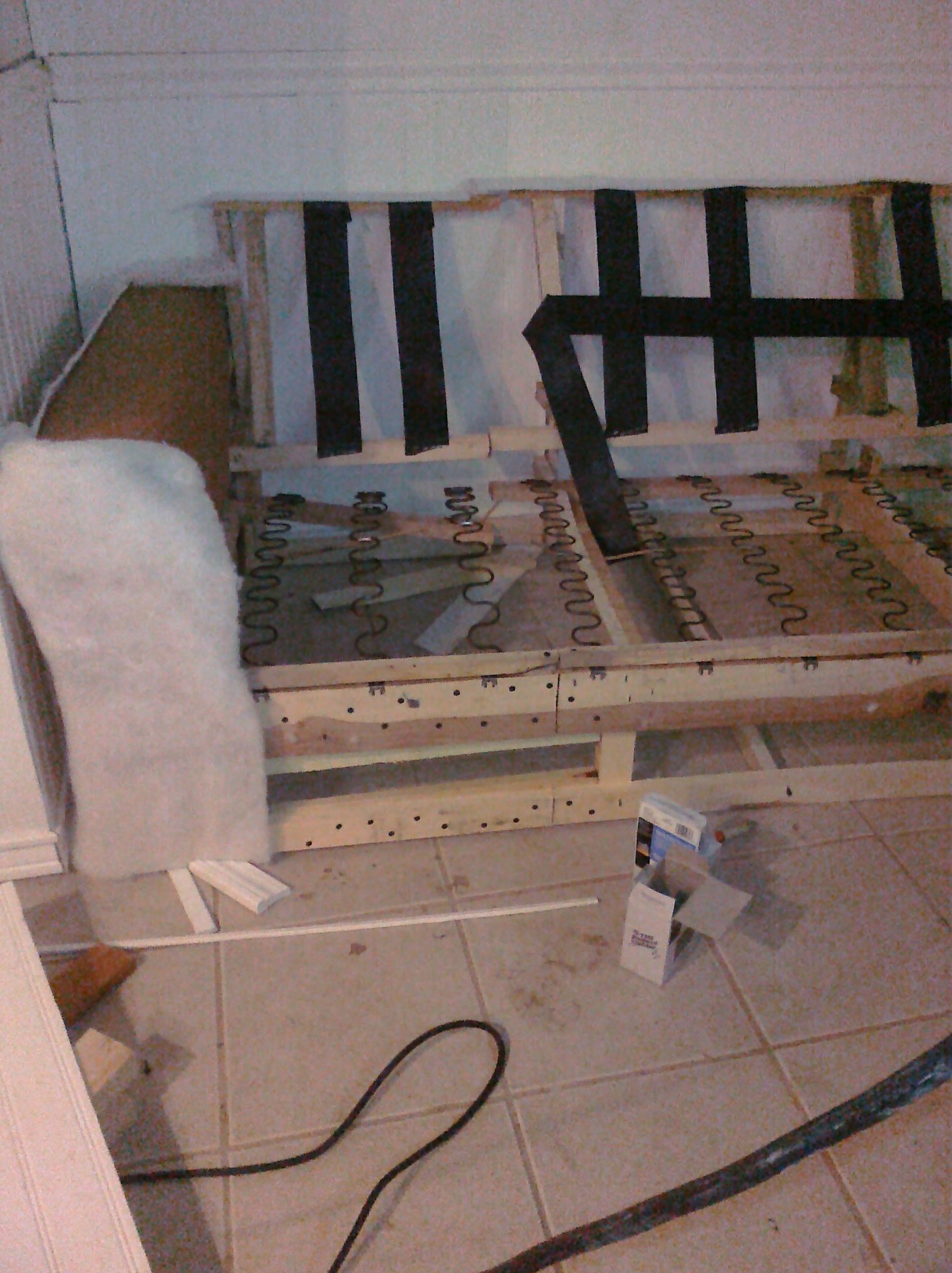How to Move a Couch Through a Tight Door AKA How to Dissassemble a