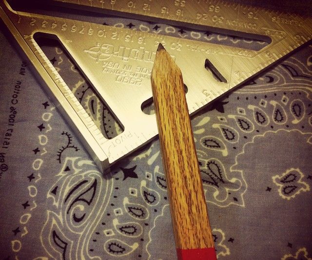Oak Carpenter's Pencil