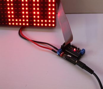 Power Up the Scoreboard Display and Scoreduino Using 5V-6A Power Adapter