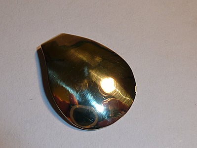 Brass Teardrop Pendant