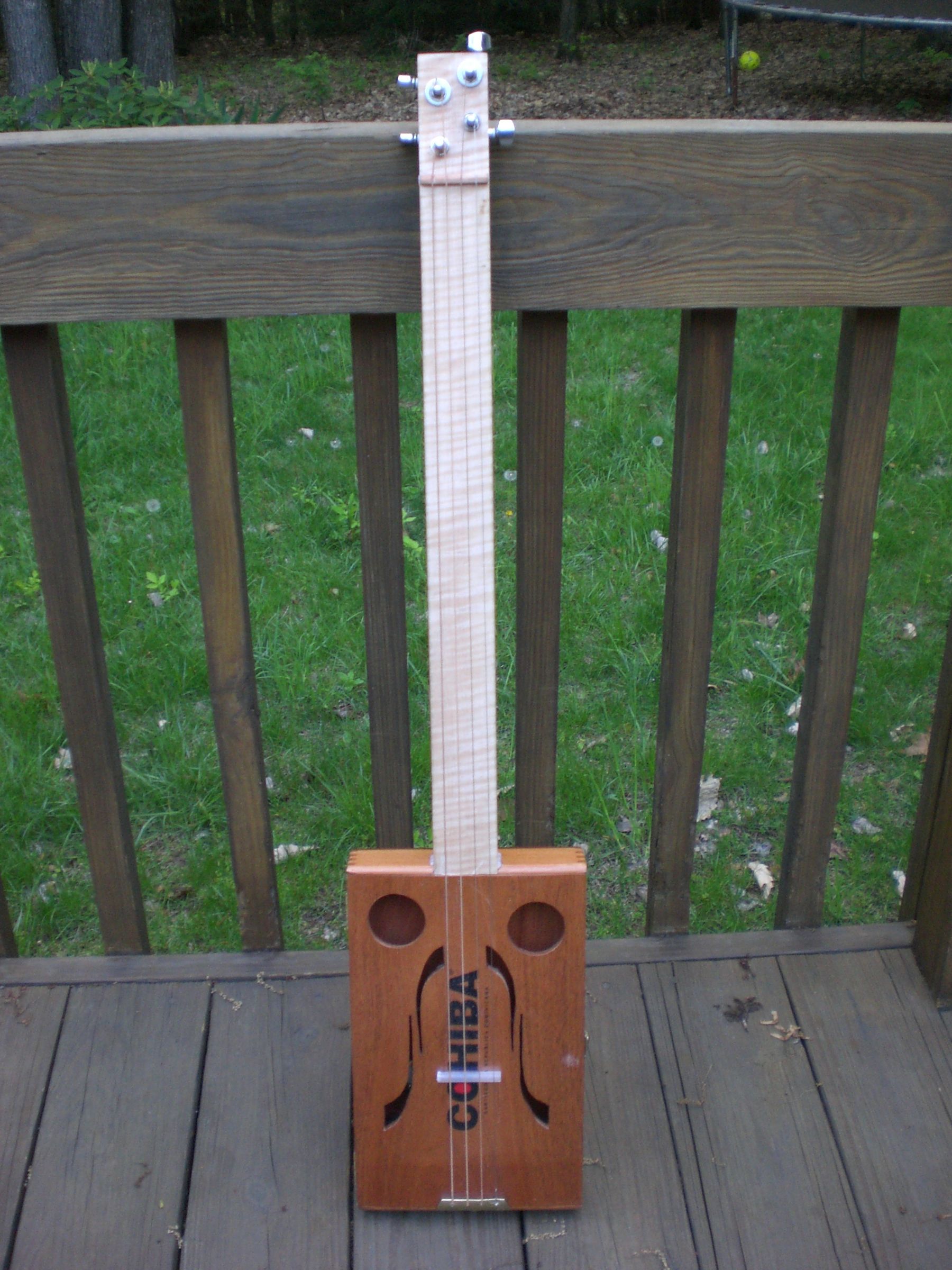 My Home-made Cigar Box Guitar