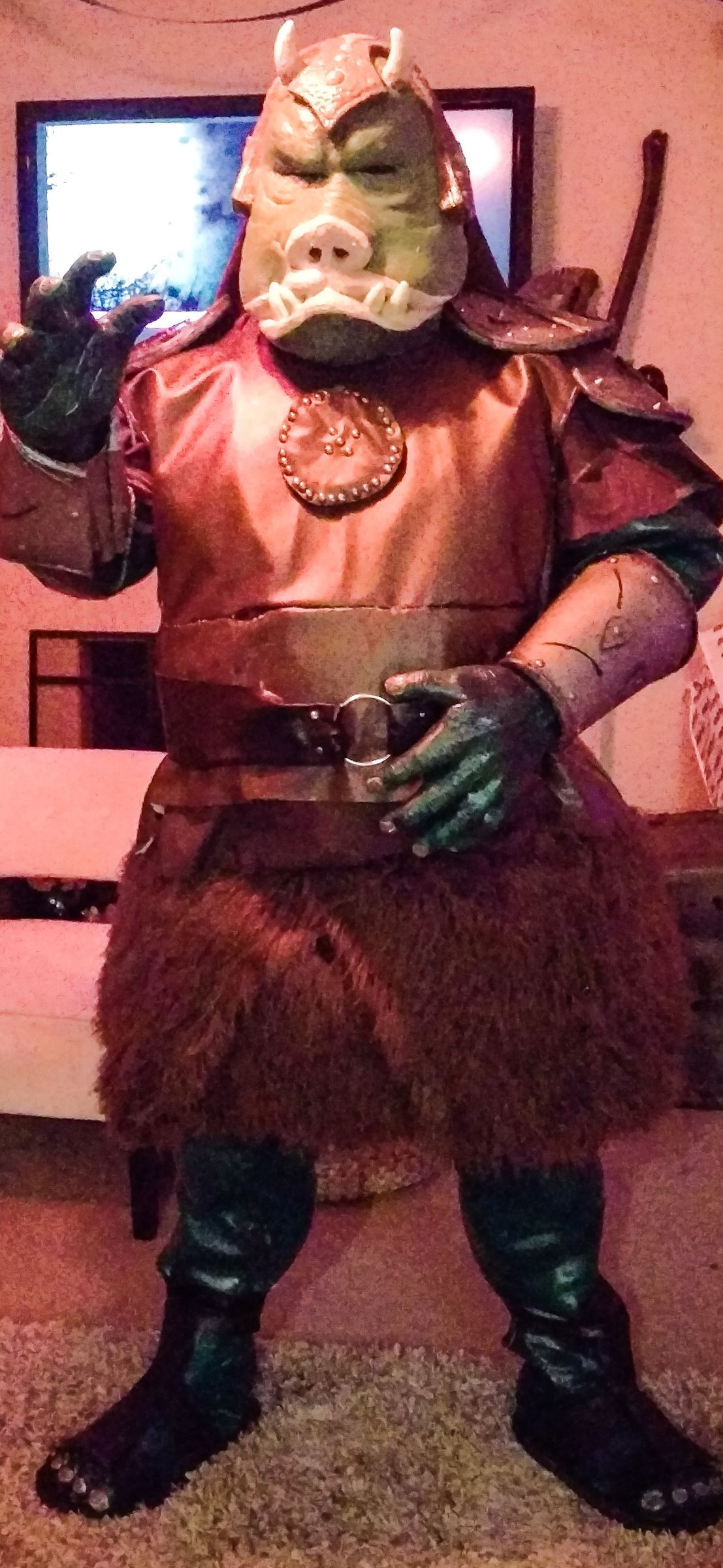 Gamorean Guard and Wife Couple Costumes