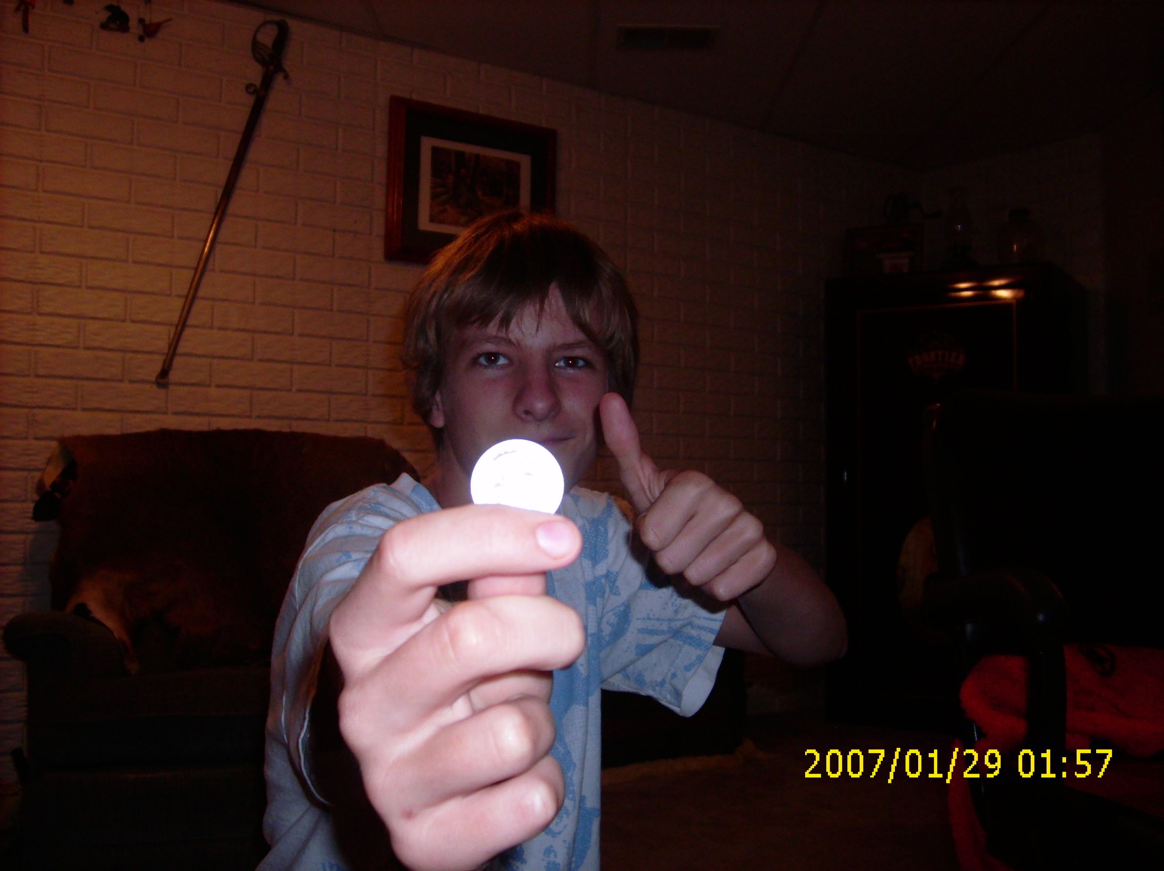 quarter through head trick