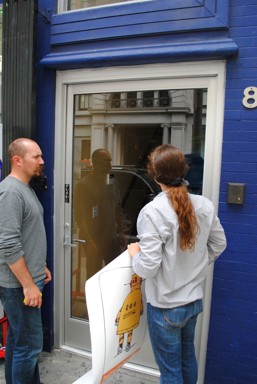 How to Put Up a Door Sticker : 6 Steps - Instructables