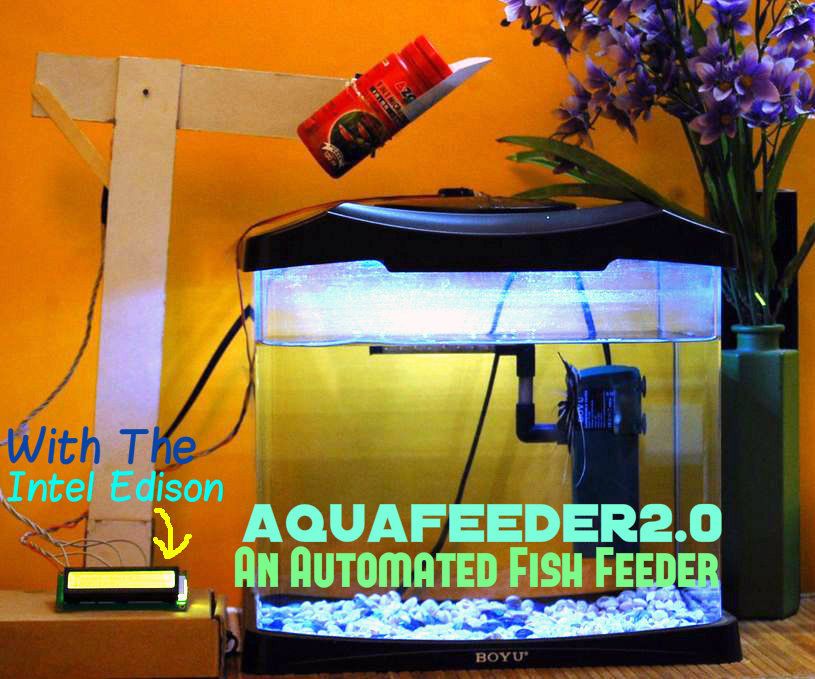 AquaFeeder 2.0: Automatic Fish Feeder (with WiFi)