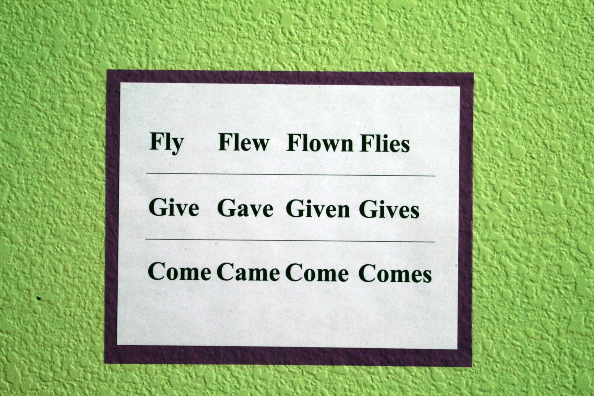 How to Help Your Kids Remember Irregular Verbs