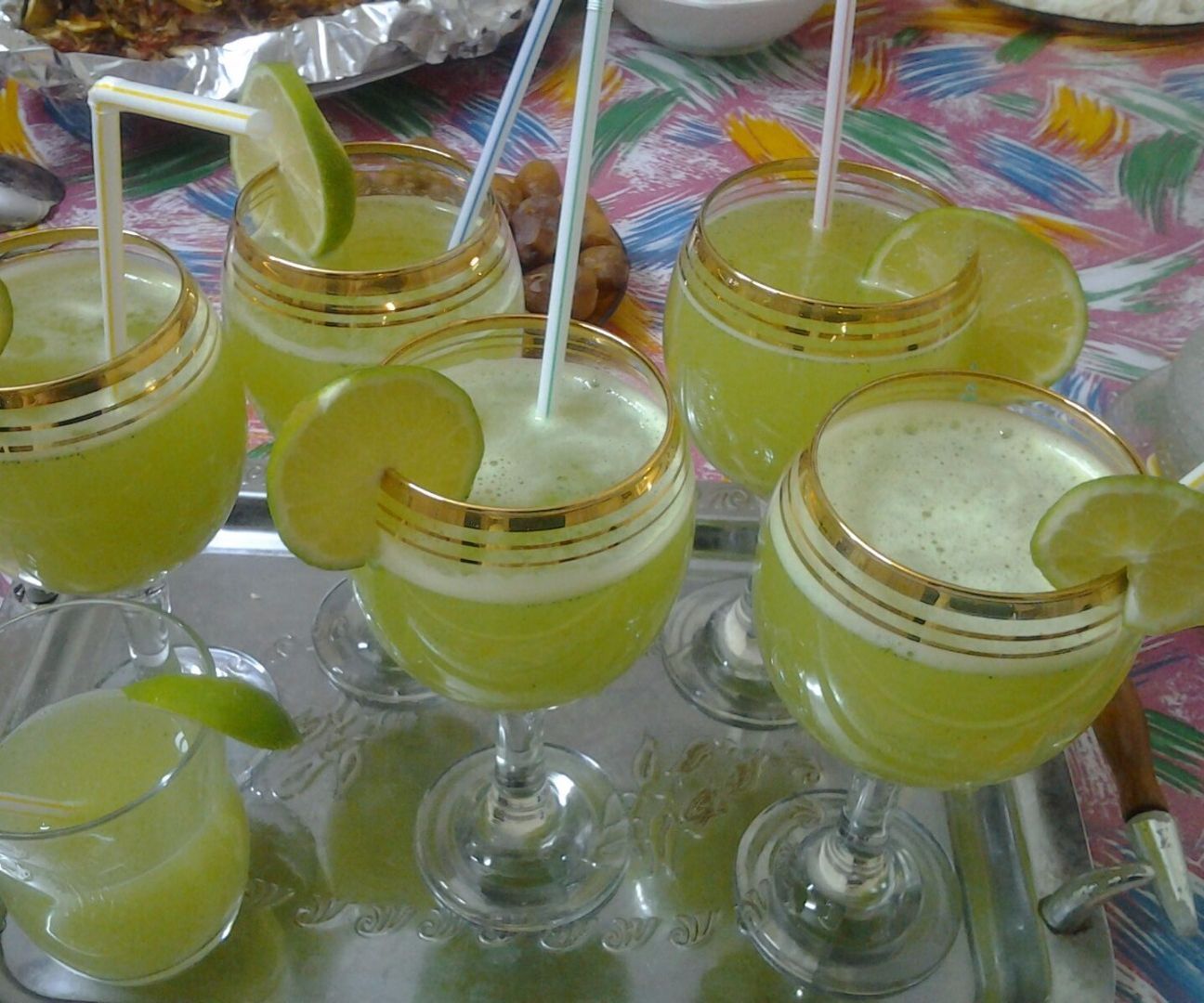 Make a Summer Icy Lemon/Mint Juice