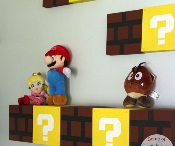DIY Super Mario Shelves