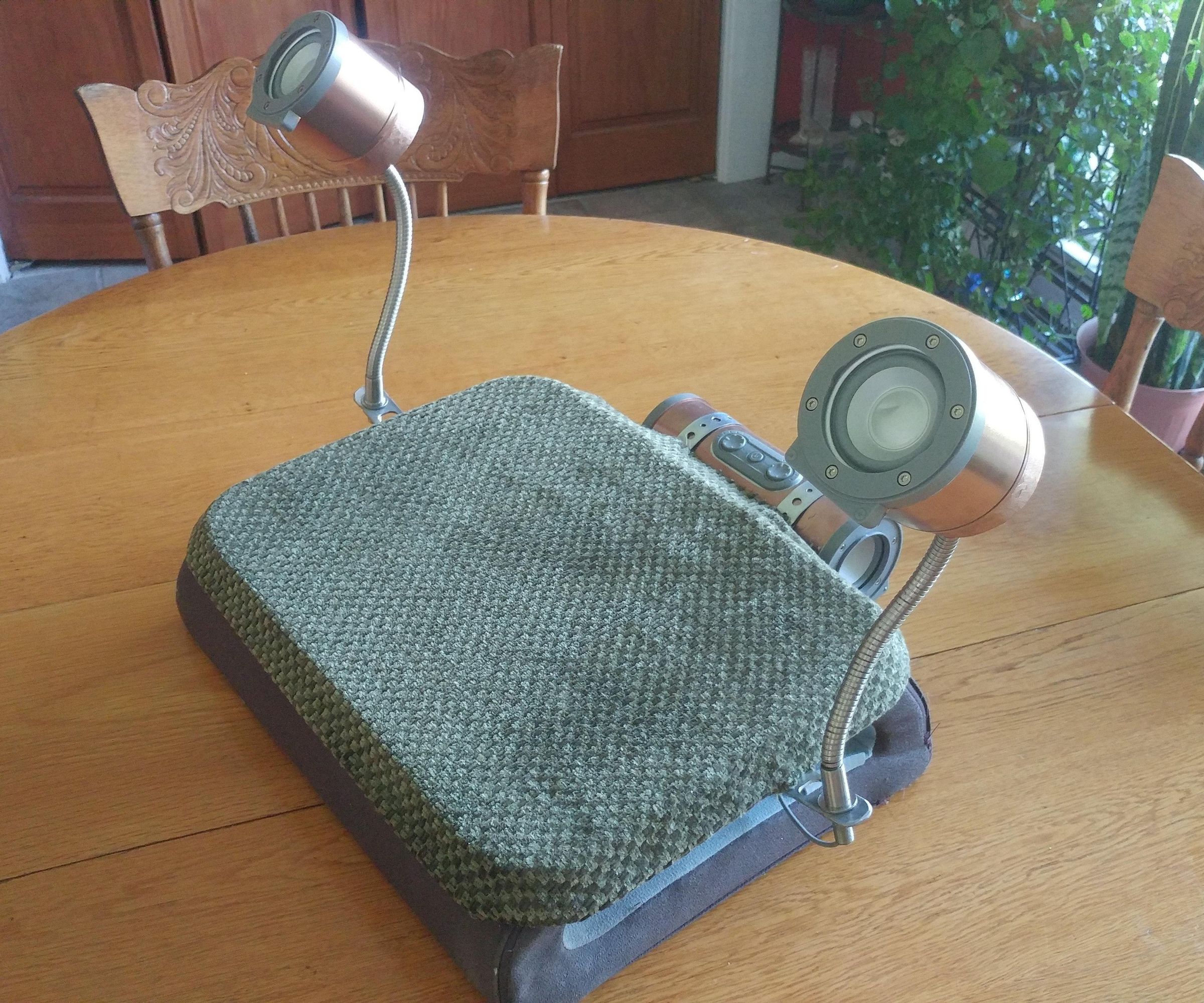 Steampunk Laptop Audio Amplifier