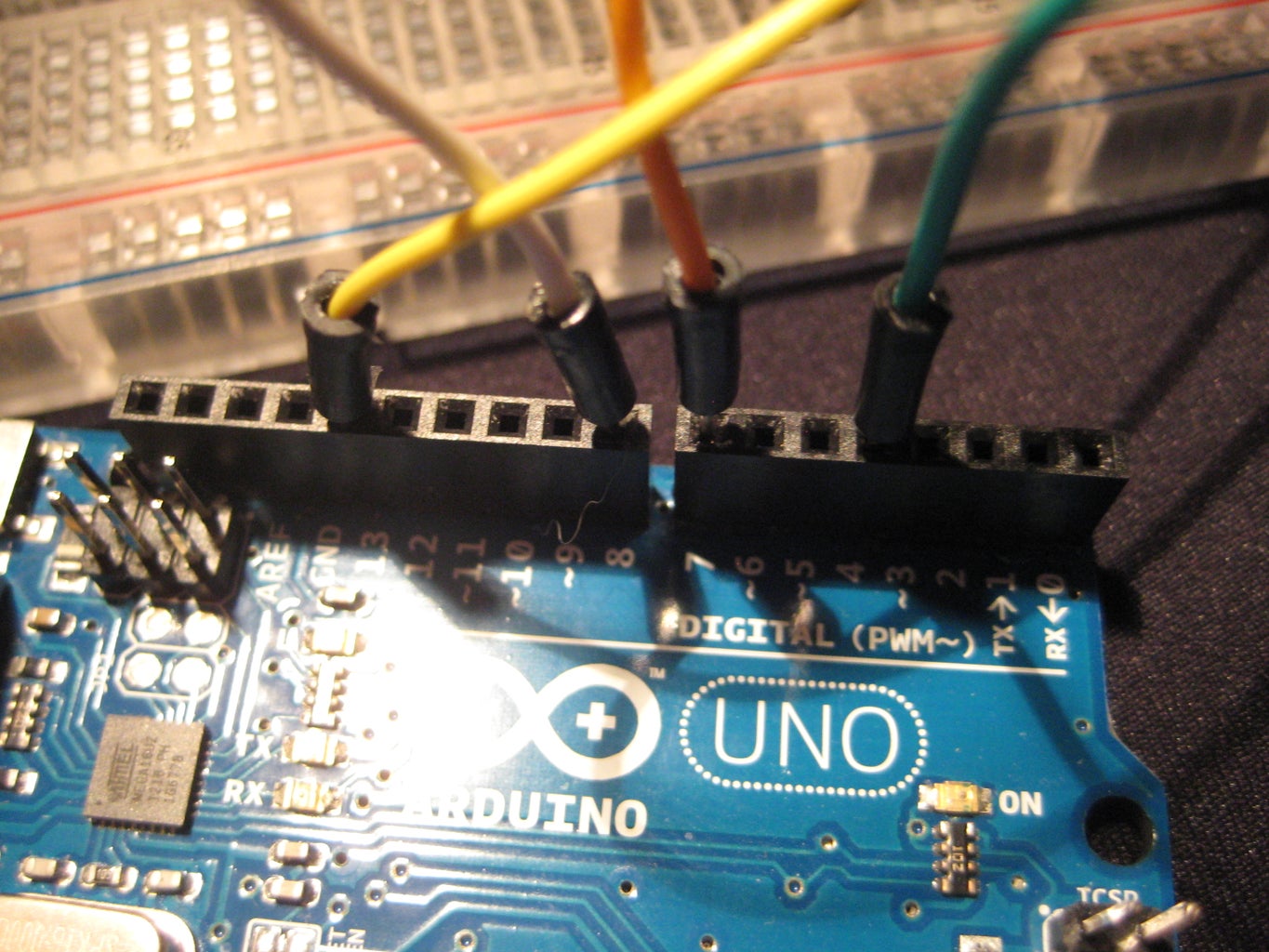 LED Array Program : 5 Steps Circuit Diagram