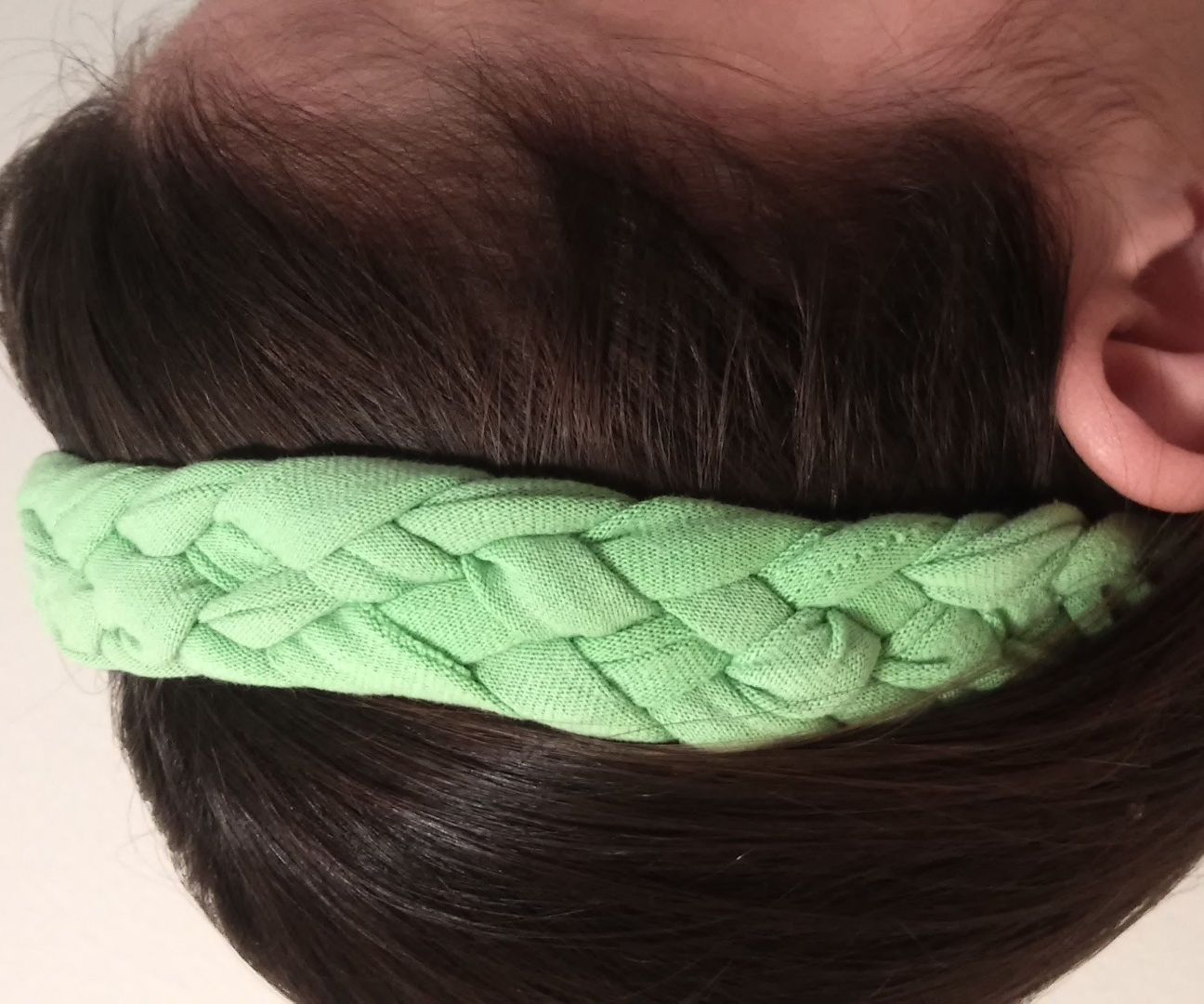 Braided Headband From Recycled T-shirt