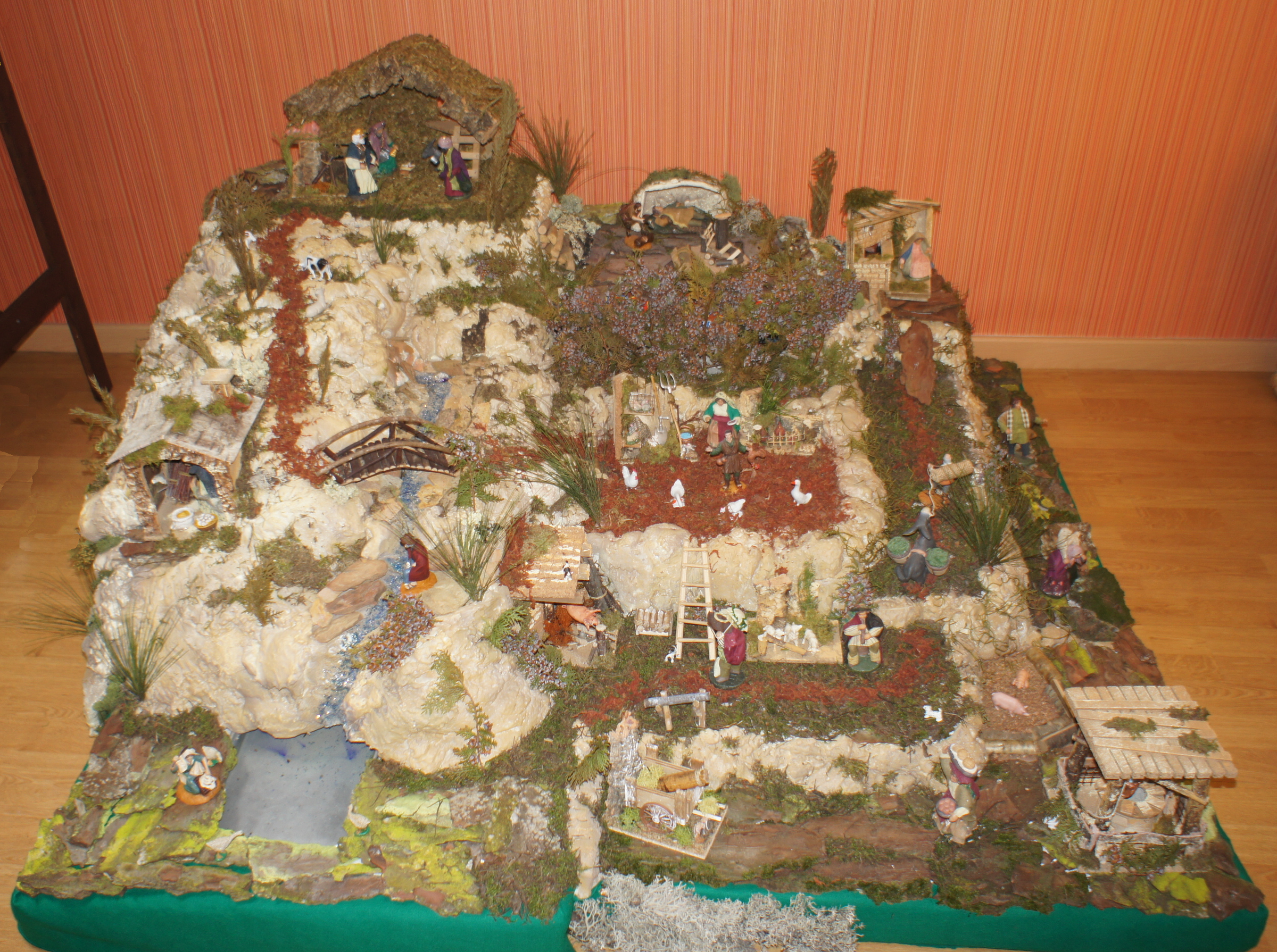 Christmas Nativity Village Scene