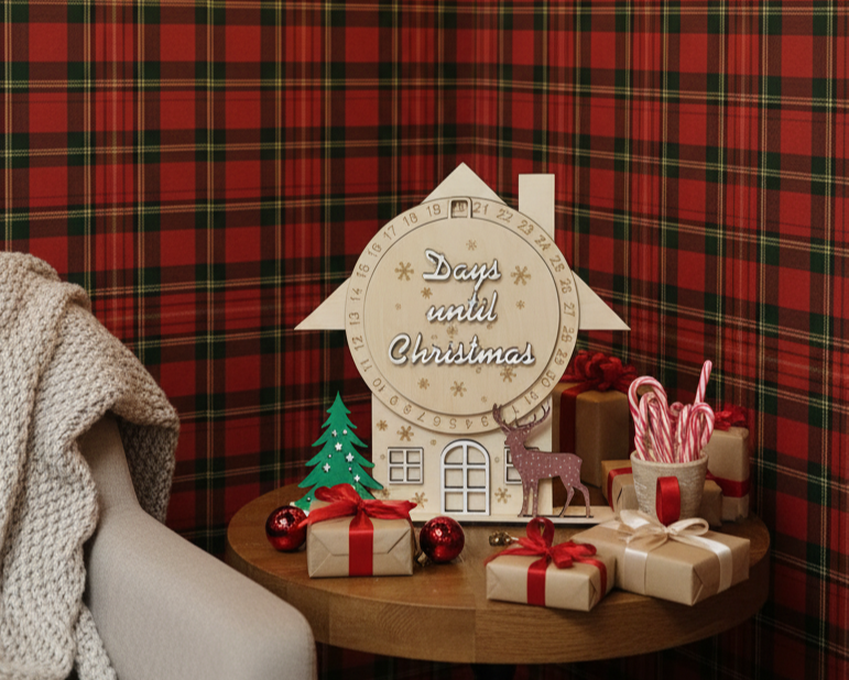 Laser Cut a Chirsmas Countdown Calendar