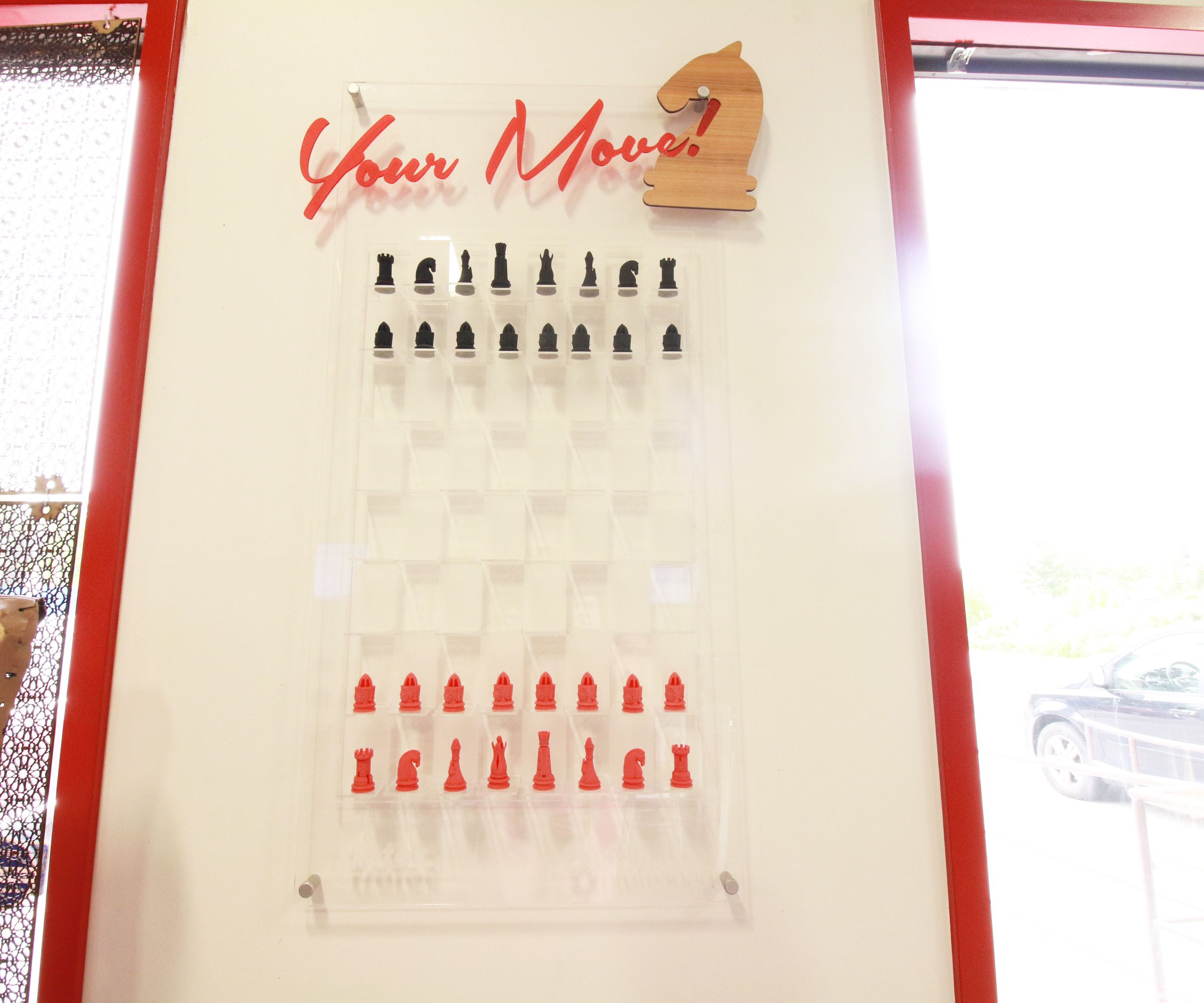 Acrylic Vertical Chess Set | 3D Printed and Laser Cut 