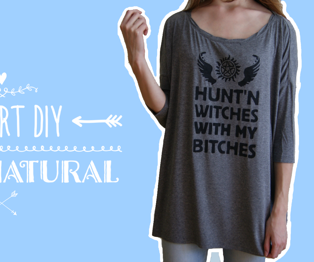 Supernatural Fan T-Shirt Video Tutorial DIY