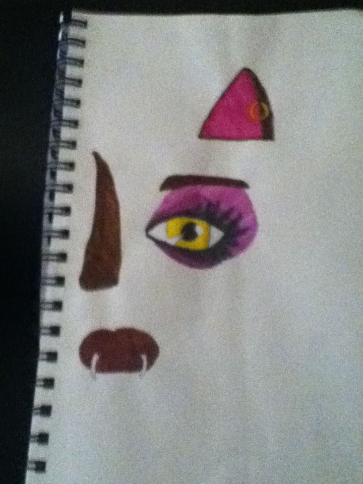 How To Draw The Face Of Clawdeen Wolf From Monster High