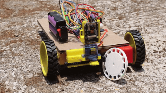 Make Wi-Fi Controlled Robotic Camera Car With Gripper
